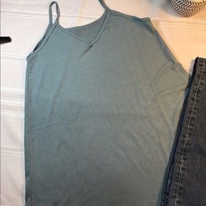 🆕 NWOT Dusty Blue Gray Cami Top - Medium